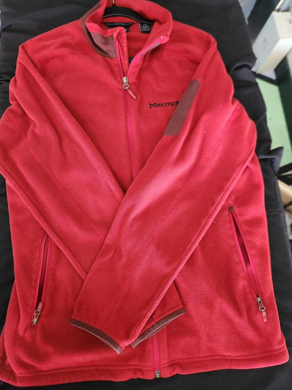 Marmot Red Full-Zip Fleece Jacket